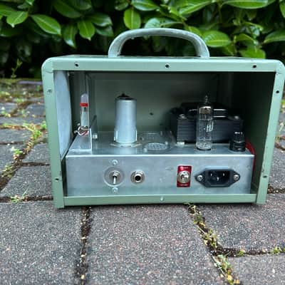 AQ2A spaceheater Moviola URS single ended tube amplifier head 6aq5 amp w/lineout image 4