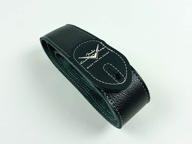 Fender Custom Shop Leather Strap: Take the excuses away. 2000s Black image 1