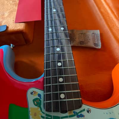 Fender Artist Series George Harrison Rocky Stratocaster 2022 - Sonic Blue / Custom Art image 17