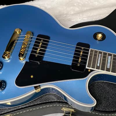 NEW! Gibson Les Paul Custom - Dealer Select - P90 Pick-Ups - Pelham Blue VOS - Custom Shop M2M - Authorized Dealer - Only 9lbs - G07687 image 2