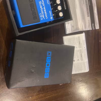 Boss CS-3 Compression Sustainer Pedal W/ Box & Manual MINT condition!