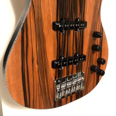 LKUSTOMS 5 string Jazz bass 2024 - Clear Lacquer image 1