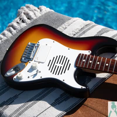 Late 90's Fender ST-Champ Mini Stratocaster MIJ with Built In Speaker - Pro Set Up w Perfect Frets/Action/Intonation! image 11