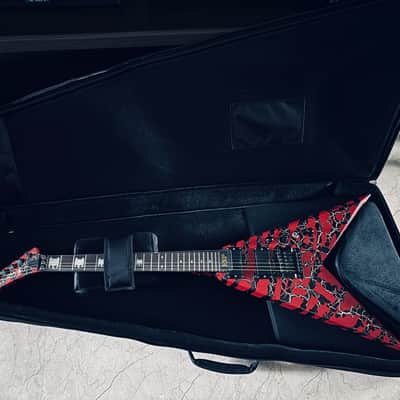 Edwards Kerry King KKV crackle Slayer Japan 90s by ESP with semi hardcase image 13