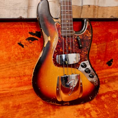 Fender Jazz Bass 1964 - Sunburst image 7