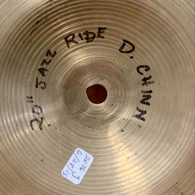 Zildjian Avedis 20” Jazz Ride 2076 Grams - Vintage 60's Era - Good Cond image 4
