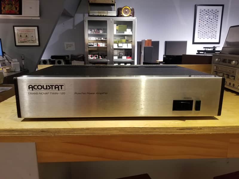 Acoustat Trans Nova Twin-120 Pure FET Amplifier - Cleaned & Tested image 1