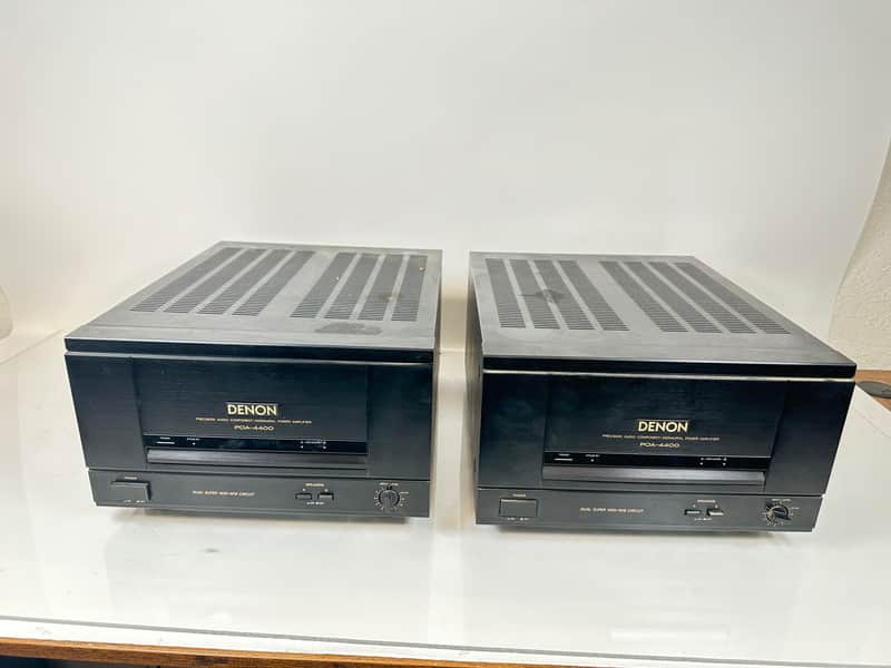 Denon POA-4400 Power Amplifier Monoblock Power Amplifier image 1