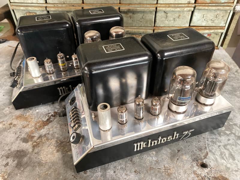 McIntosh MC75 75-Watt Mono Tube Power Amplifier Pair image 1