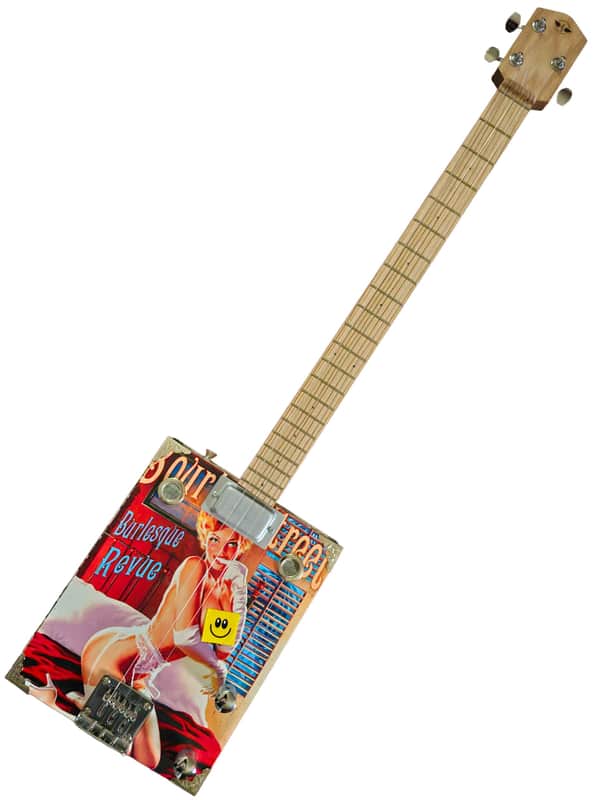 CIGAR BOX GUITAR 3 String 25.5" Scale image 1