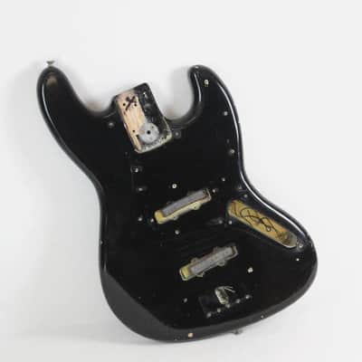 1975 Vintage Fender Jazz Bass 3-Bolt Body ~BLACK~ USA 1970s image 1