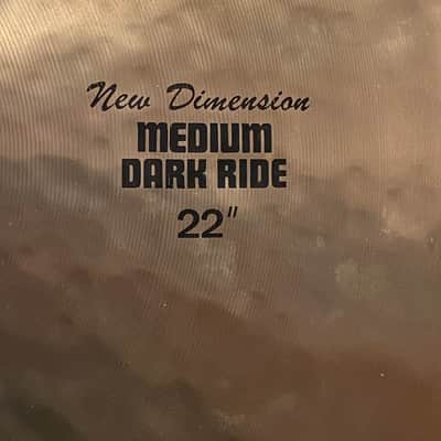 Paiste 22" Sound Creation Dark Ride New Dimension 2951 grams 1984 image 3