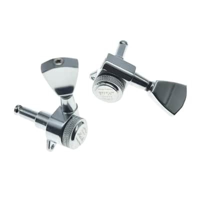 3X3 Locking Tuners 18:1 Guitar Tuning Keys Locking Tuning Machines With Keystone Buttons For Lp/Les Paul/Sg/Es Or Acoustic Guitars Chrome image 6