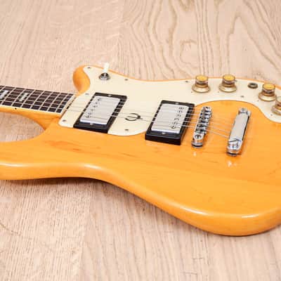 1970s Epiphone Wilshire Vintage Electric Guitar Maple Set Neck Japan Matsumoku w/ Case image 9
