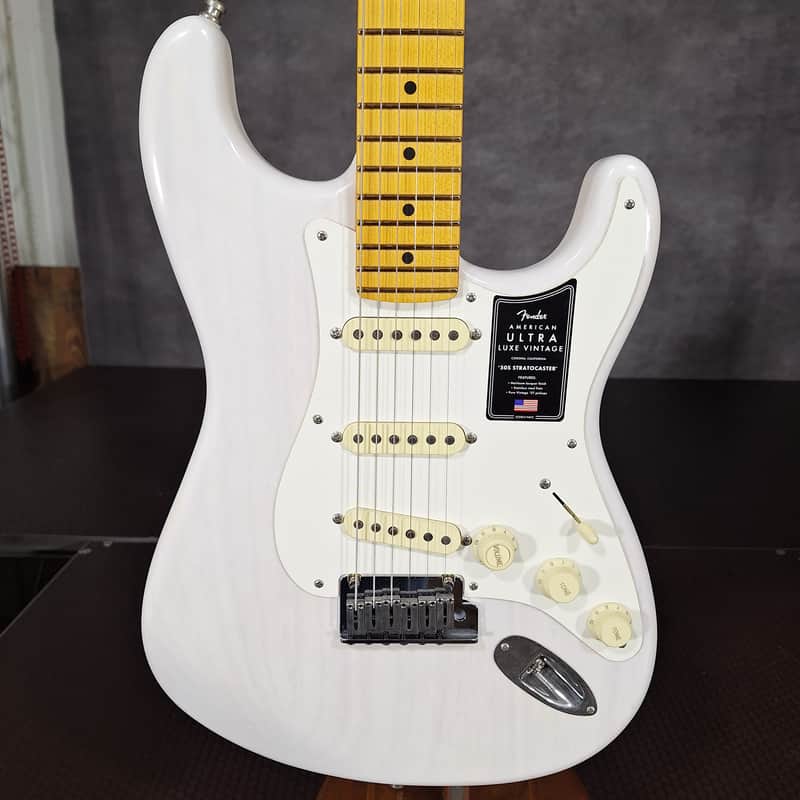 Fender American Ultra Luxe Vintage '50s Stratocaster 2025 - Present - White Blonde weighs 7.4 pounds image 1