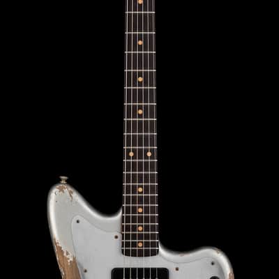 Mint Fender Custom Shop NAMM Masterbuilt Apprentice Dylan Delpizzo-Howell 1962 Jazzmaster Ultra Heavy Relic - Inca Silver #78858 image 5