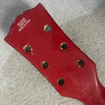 Black DIY Maple Wood Guitar Neck and 22 Frets Rosewood Fretboard image 6
