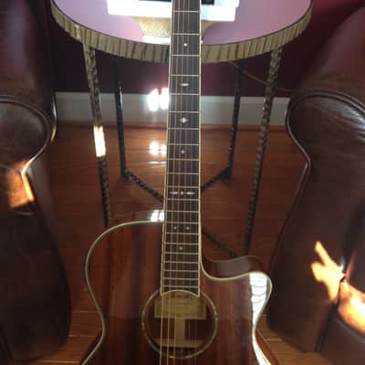 Ibanez AEG12II NMH Natural Mahogany High Gloss Finish image 6