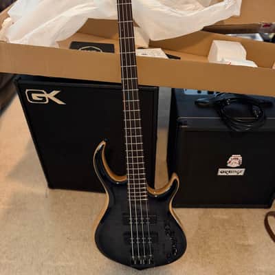Sire 2nd Generation Marcus Miller M7 TBKB Ash 4-String with Fretless Ebony Fingerboard 2019 - Transparent Black Burst image 1