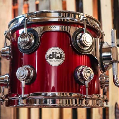 DW Collector's Metallic Burgundy Drum Set - 22,10,12,16 - SO#1045844 image 5