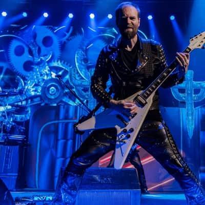 ESP Flying V Edwards EX JUDAS PRIEST Artist Owned by Andy Sneap STAGE PLAYED Gibson Custom Parts Electric Guitar image 3