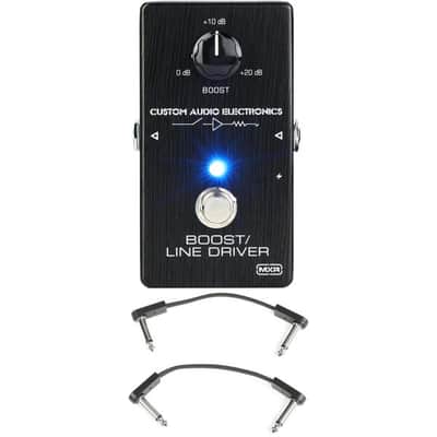 MXR MC401 CAE Boost/Line Driver Pedal and 3 Patch Cables image 2