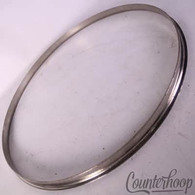 *Slingerland 16"Radio King Floor Tom Drum Rim/Hoop Nickel-Brass NOB Vintage 40s* image 1