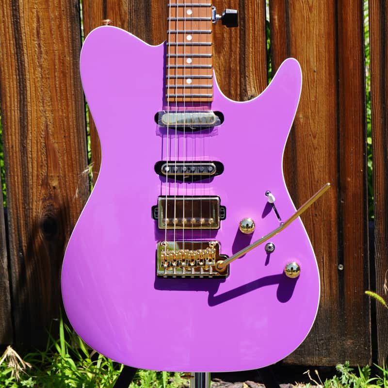 Ibanez Lari Basilio LB1 Violet 6-String Electric Guitar w/ Case FLOOR MODEL/NOS image 1