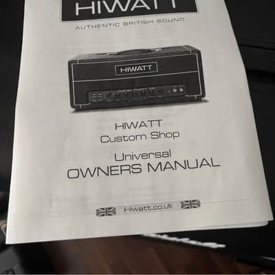 (OPEN BOX) Hiwatt Custom 100 DR103 - Black image 2