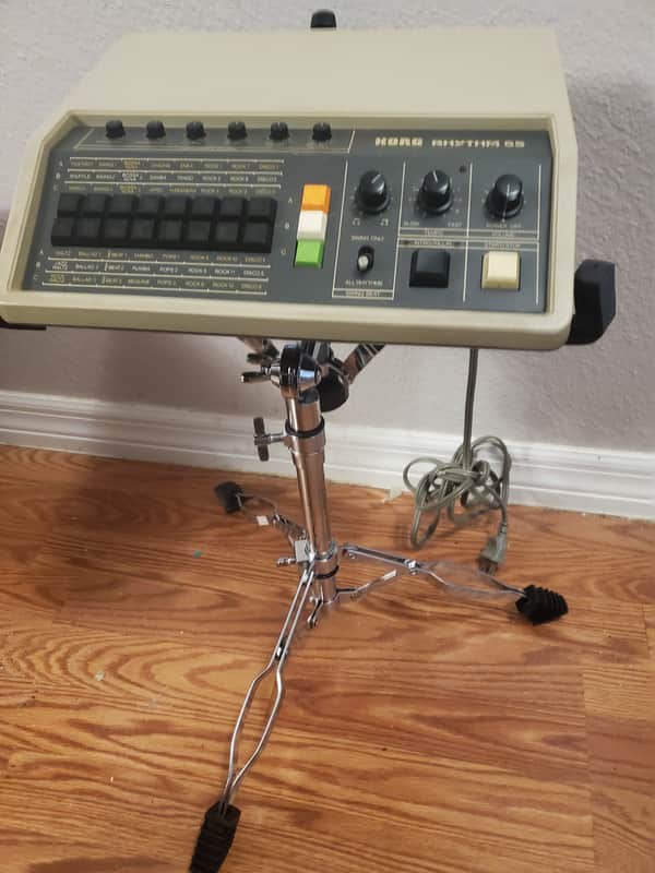 Korg KR-55 Rhythm 55 1970s - Cream image 1