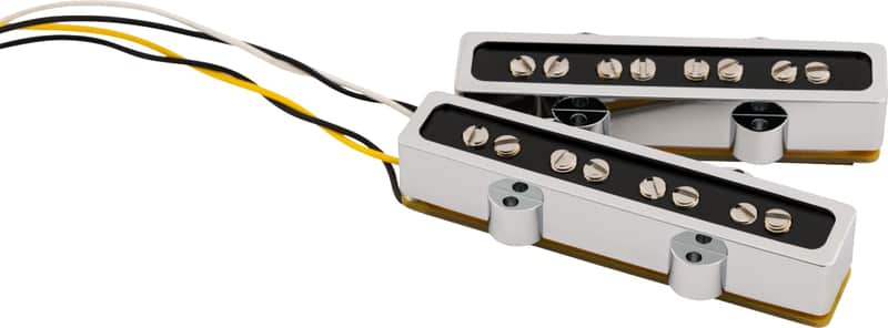 Fender Cobalt Chrome Jazz Bass Pickups by Tim Shaw, FeCrCo Magnets, 099-2376-000 image 1