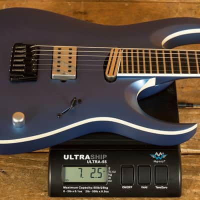 Ibanez JBM9999 Jake Bowen/Periphery RGA Series Prestige - Bound Ebony - Azure Metallic Matte image 8