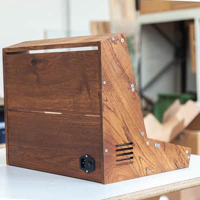 10u 104HP Solid Oak Eurorack Case by 2 Many Synth (In stock, finish to choose!) image 8