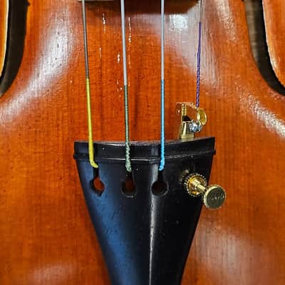 D Z Strad Violin - Model 400 - 3/4 Size- Light Antique Finish Violin Outfit (New - Blemished) image 9
