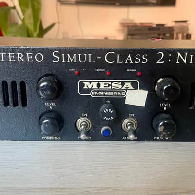 Mesa Boogie Stereo Simul-Class 2:Ninety 2-Channel 90-Watt Power Amplifier 1992 - 2013 - Black image 3