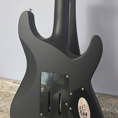 Schecter Damien Platinum-6 FR Left-Handed 2013 - Present - Satin Black image 4