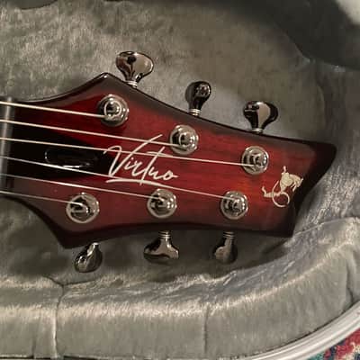 Emerald Virtou Hybrid Acoustic-Electric-MIDI Guitar - Claro Walnut-Red - 2022 MINT image 5