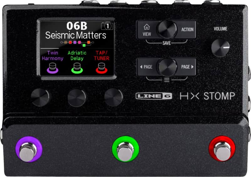 Line 6 HX Stomp Multi-Effects Pedal, Black image 1