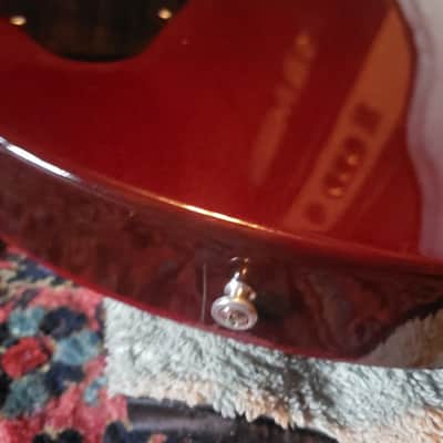 1994 Ebony Board Gibson Les Paul Studio Wine Red, Gibson Case 9.0 lbs Non-Chambered image 20