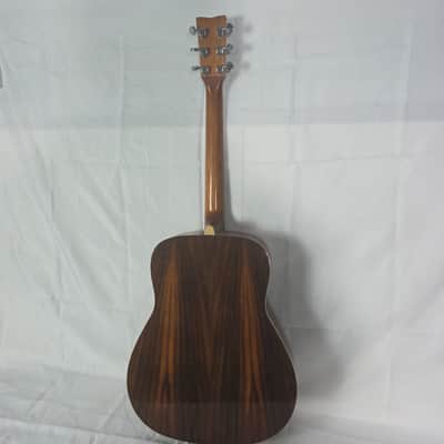 Yamaha FG730S Solid Top Brown Acoustic Guitar Natural Finish - Rosewood Back image 9