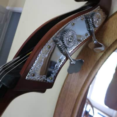 Anton Richter 1/2 Size Upright Bass Natural w/ Accessories image 3