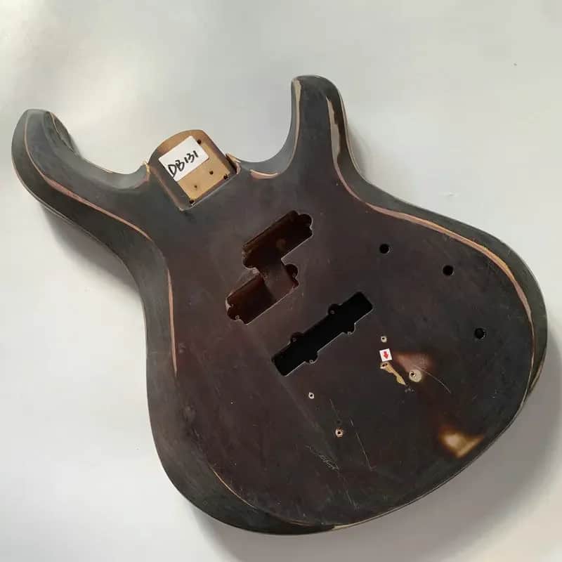 Unfinished 4 String Bass Guitar Basswood Body image 1