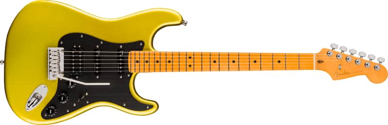 Fender American Ultra II Stratocaster HSS Maple FB Solar Flare with Case
