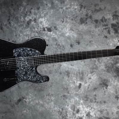 Custom Pre-order! Telecaster HH Metallic Black Sparkle Flake 4-Way Coil Split image 6