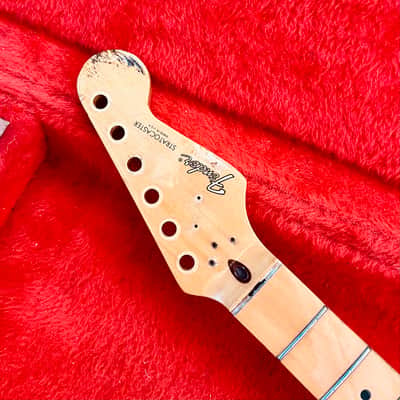 USA Fender Stratocaster guitar neck C 1983 - Maple original vintage Dan smith era image 2