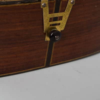 Selmer-Maccaferri  Modele Orchestre Acoustic Guitar (1932), ser. #163, molded fiberglass road case. image 15