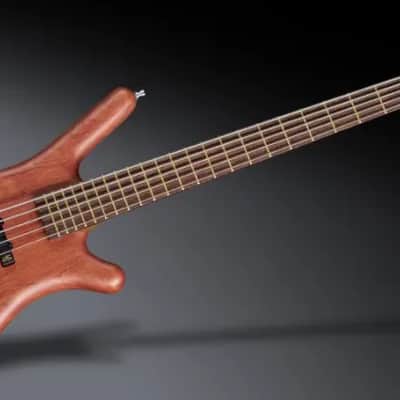 Warwick Pro Series Corvette Standard | 5 String | Active | Bubinga | Natural Transparent Satin image 2