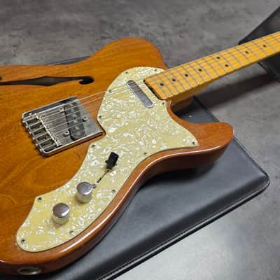 1971 Fender Telecaster Thinline American Vintage 70s USA Semi-Hollow Body Hollowbody F Hole Ash Recording Studio Electric Guitar Custom Color image 1