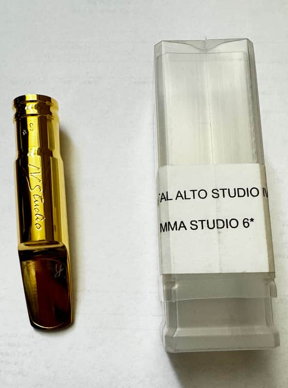 Lebayle Alto Sax Studio IV Newest Model - Gold Plated image 1