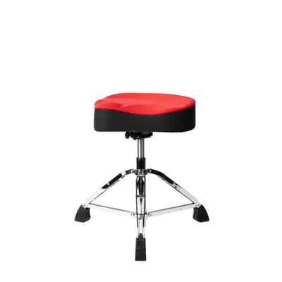 Gator Air Glide Drum Throne Saddle Seat, Red image 5